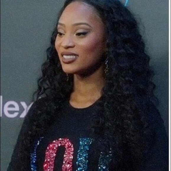 Opening Ceremony IOU Short Sleeve Sweatshirt Tee Size XS Bling Sequins Top Shirt - Picture 2 of 11